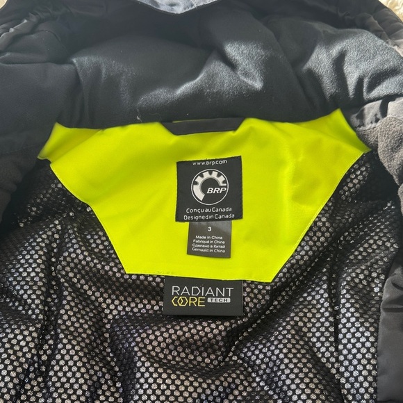 Ski-Doo Kids Blue and Black Puffer Jacket NWT -3T - Picture 7 of 7